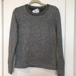 J. Crew Factory Metallic Sweater NWT
